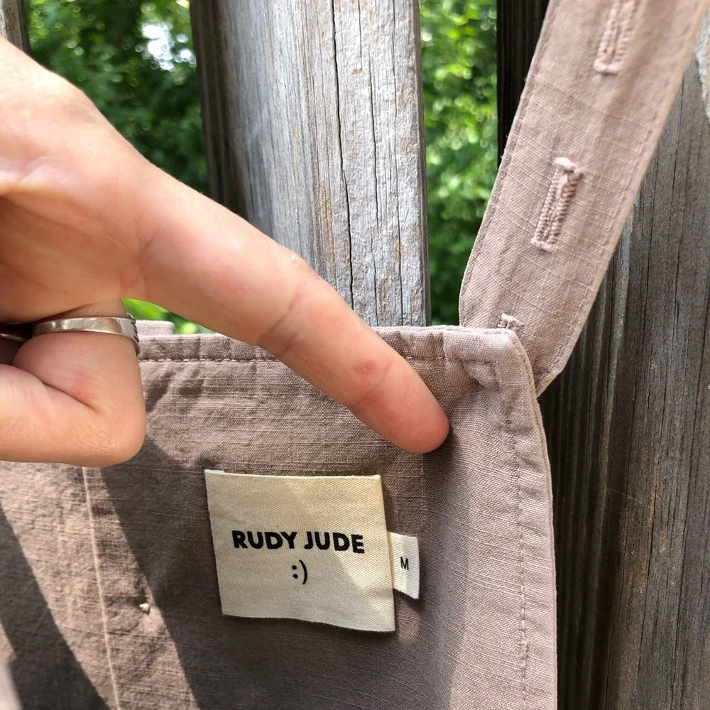 NWT Rudy Jude Apron Dress Dust